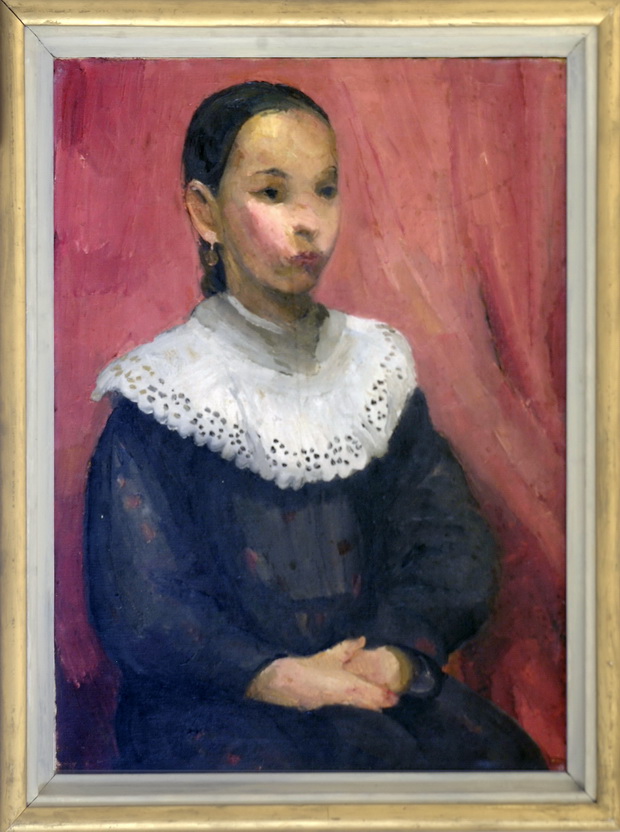 69. Краљевиќ Мирослав, Портрет на девојче I,1912, масло на платно, 64x50