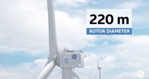 Најголемата ветерна турбина на светот има ротор со пречник од 220 метри
