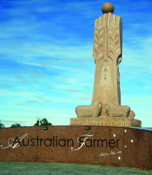 01 Споменик на австралискиот фармер
