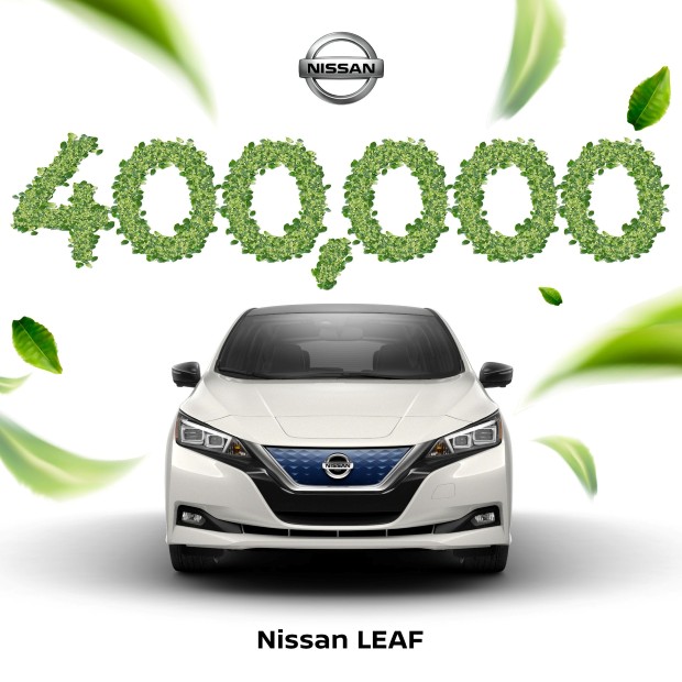 Nissan LEAF sales surpass 400,000