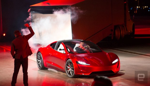 Tesla со штурвалом