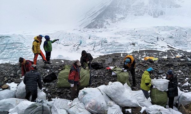 China Everest Cleanup