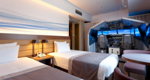 Токио: Хотелски соби со симулатор за летање