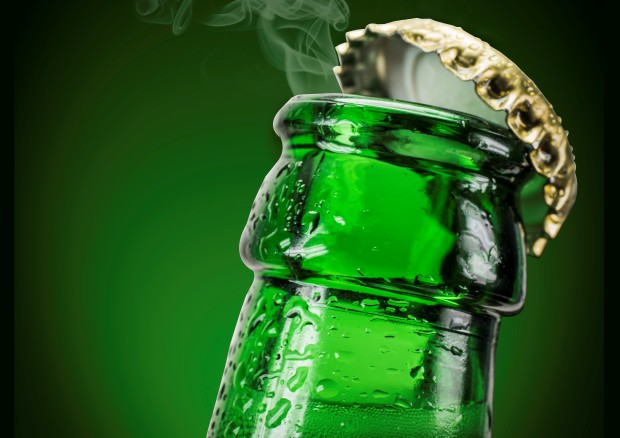 Open the beer bottle