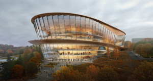 Русија: Новата зграда на операта “Чајковски“, покрај брегот на реката Кама