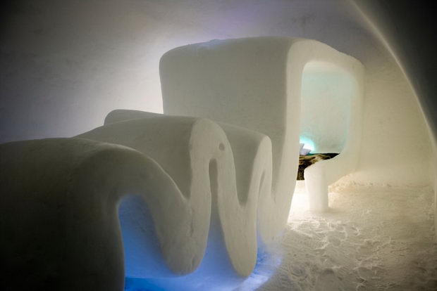 Ice hotel in Jukkasjärvi, Sweden