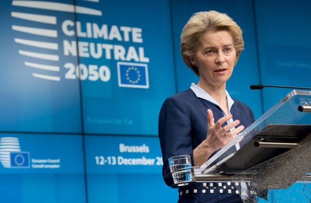 Visit of Ursula von der Leyen, President of the EC receives participes in the European Council, 12-13 December 2019
