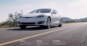 Tesla S е првиот електричен автомобил кој има домет од над 400 милји