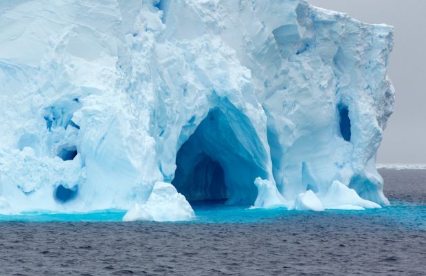 Iceberg, ice floe, in the southern ocean, 180 miles north of East Antarctica, Antarctica