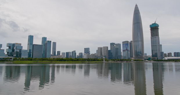 Shenzhen city, China, 19 July 2018:- Shenzhen city