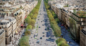 Авенијата „Елисејски полиња“ – градина во центарот на Париз