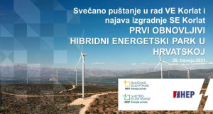 Хрватска: Пуштена во погон ветерната електрана „Корлат“