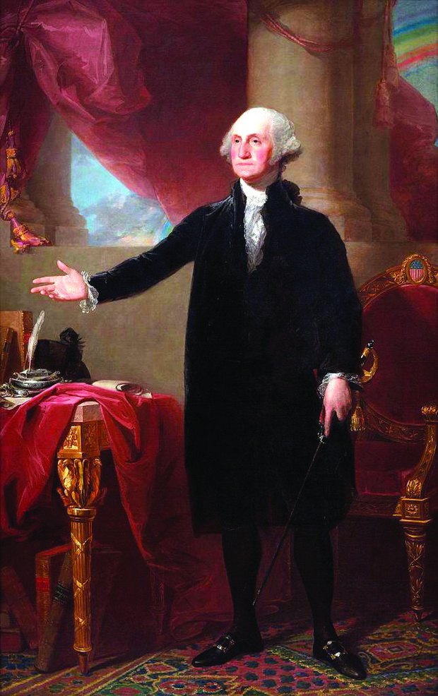 George Washington (The Lansdowne Portrait) by Gilbert Stuart