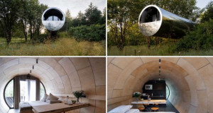 Руски архитект со иновативен дизајн на куќа во облик на цевка која „виси во воздух“