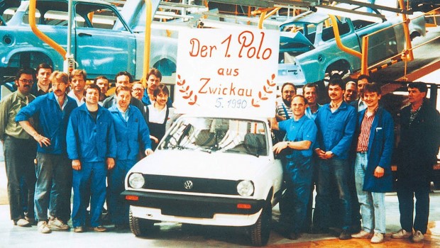 Erster VW Polo aus Zwickau,  1990
