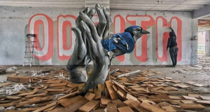 Португалски уметник претвора бетонски блокови во неверојатни 3D графити
