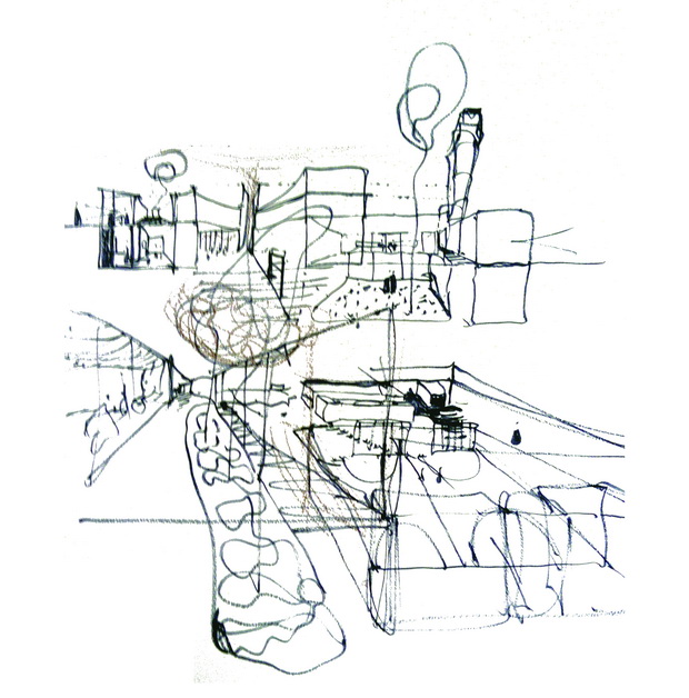(мал формат) Проектантски медитации, атмосфера во Академија, 70x100цм, Богданова_resize