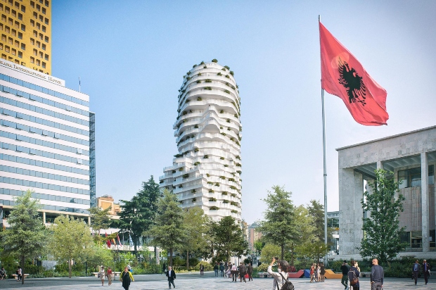 MVRDV проектираше зграда во Тирана во форма на Скендербег