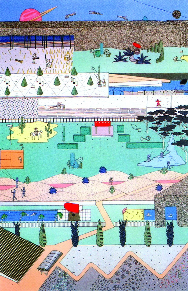 Parc de la Villette, Rem Koolhaas, 1982, Competition entry (1)_resize