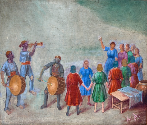 392. Андонов Димитар Папрадишки, Оро, 195253, масло на платно, 54х68