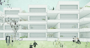Ѓердан од домови – Втора награда на архитектонски конкурс за градска населба во Љубљана