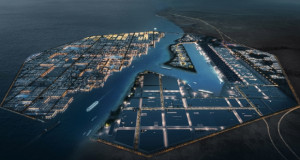Претставен е урбанистички зафат за новиот вештачки остров во Саудиска Арабија