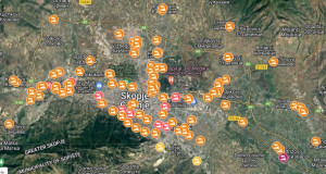 Шанса за Центар: Погледнете ја мапата на над 100 јавни објекти во Скопје што се греат на нафта и мазут