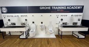 GROHE го опреми училиштето ЕМУЦ 8 Септември во Скопје, на располагање на учениците  меѓународно акредитирано стручно оспособување