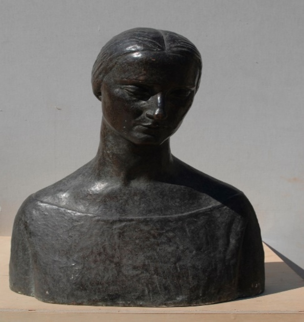 Мештровиќ Иван, Глава на жена, 1931-32, бронза, 55х28х20 (1)