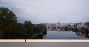 Пешачки мост во Прага, може да се подигне три метри во случај на поплави