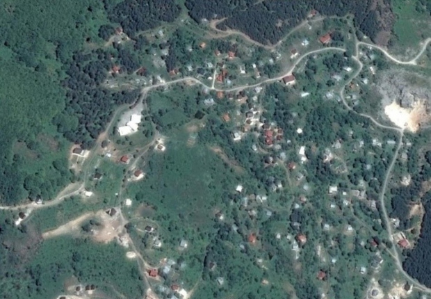 Слика 4 – Сателитска снимка на селото