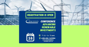 Конференција на енергетската зедница за инвестиции во зелена енергија, на 16-ти ноември во Љубљана