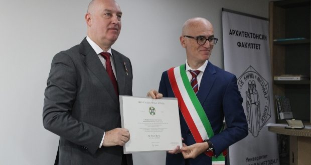 Проф. д-р Огнен Марина одликуван со орден „Витез на Редот Ѕвезда на Италија“