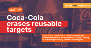 Coca-Cola ги намали амбициите во однос на заштитата на животната средина