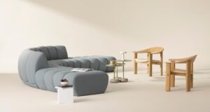 Дрвената столица Curve на студиото SmithMatthias