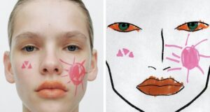 Детски цртежи се претвораат во разиграни шминки во проектот Draw Me A Face